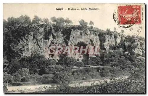 Ansichtskarte AK Aups Grottes de Sainte Madeleine