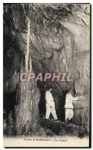 Ansichtskarte AK Grottes de Dargilan Les Orgues