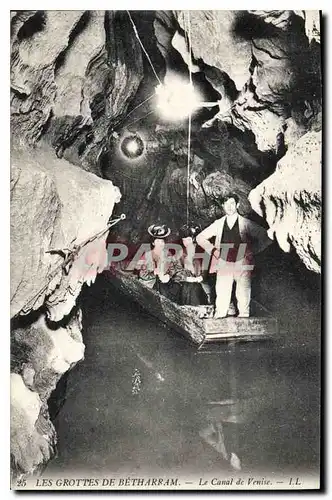 Cartes postales Les Pyrenees Grottes de Betharram Le canal de Venise