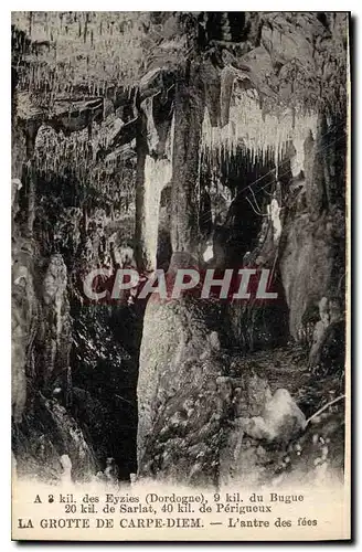 Cartes postales La Grotte de Carpe diem L'antre des fees