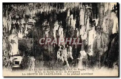 Cartes postales La Grotte de Carpe diem Le plafond scintillant