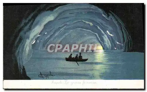 Cartes postales Napoli La grotta azzura