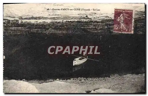 Cartes postales Grottes d'Arcy sur Cure Yonne Le Lac