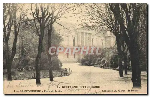 Ansichtskarte AK La Bretagne Pittoresque Saint Brieuc Palais de Justice