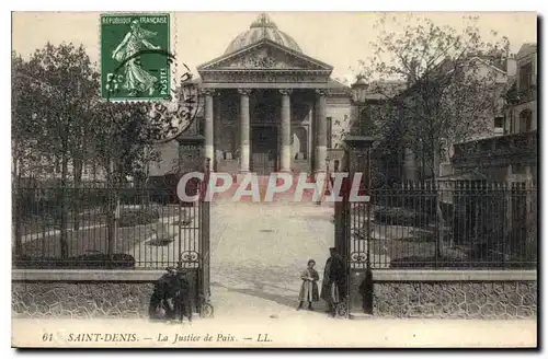 Cartes postales Saint Denis La Justice de Paix