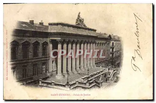 Cartes postales Saint Etienne Palais de Justice