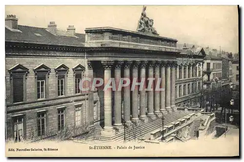 Ansichtskarte AK St Etienne Palais de Justice