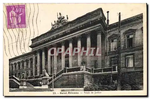 Cartes postales Saint Etienne Palais de Justice