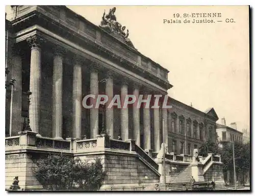 Ansichtskarte AK St Etienne Palais de Justice