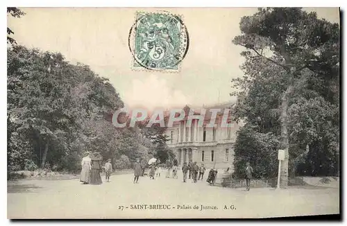 Cartes postales Saint Brieuc Palais de Justice