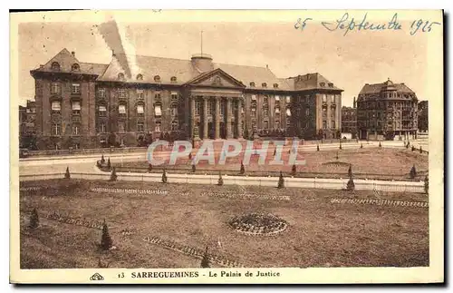 Ansichtskarte AK Sarreguemines Le Palais de Justice