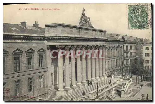 Ansichtskarte AK St Etienne Palais de Justice