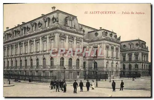 Cartes postales Saint Quentin Palais de Justice