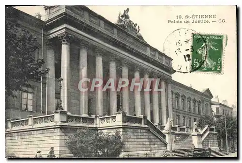 Ansichtskarte AK St Etienne Palais de Justice