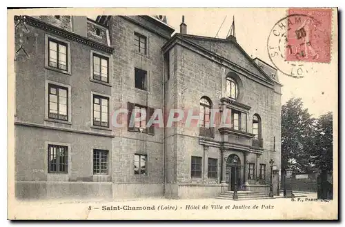 Ansichtskarte AK Saint Chamond Loire Hotel de Ville et Justice de Paix