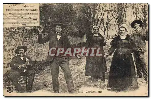 Cartes postales Folklore Auvergne Croisement