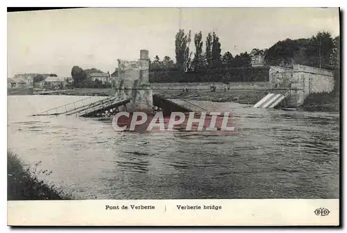 Ansichtskarte AK Militaria Pont de Verberie