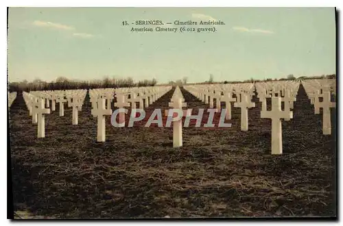 Cartes postales Militaria Seringes Cimetiere Americain