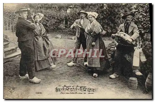 Ansichtskarte AK Folklore L'Auvergne pittoresque