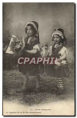 Cartes postales Folklore Jennes Auvergnates