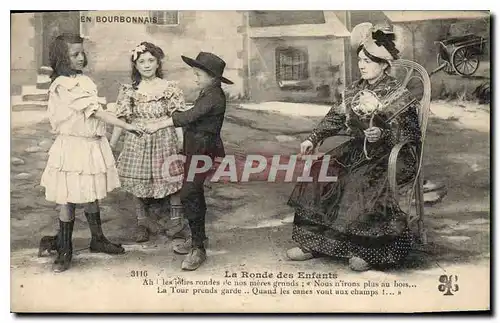 Cartes postales Folklore En bourbonnais la Ronde des Enfants