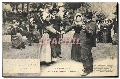 Ansichtskarte AK Folklore En Auvergne La Bourree Le Croisement