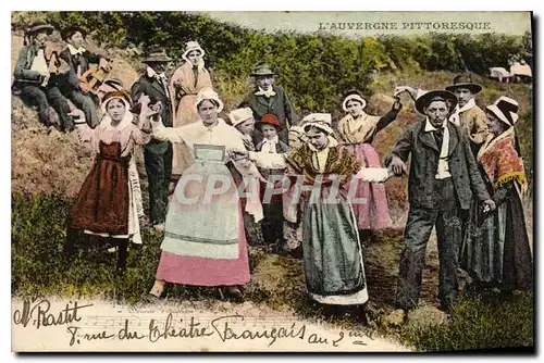 Cartes postales Folklore L'Auvergne pittoresque