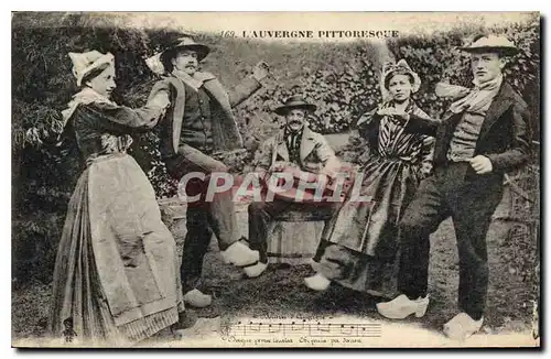 Ansichtskarte AK Folklore L'Auvergne pittoresque