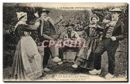 Cartes postales Folklore L'Auvergne pittoresque