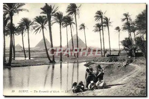 Cartes postales Egypte Egypt EGYPTE. - Les pyramides de Gizeh