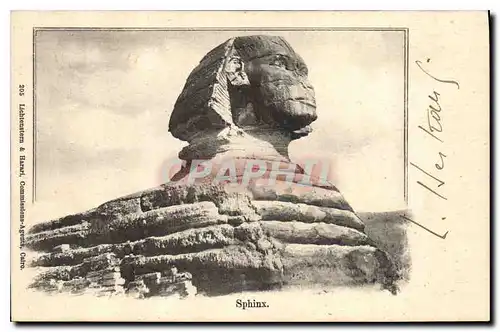 Ansichtskarte AK Egypte Egypt Sphinx