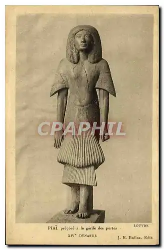 Ansichtskarte AK Egypte Egypt PIAI pr�pos� � la garde des portes. XIVe DYNASTIE