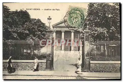 Cartes postales SAINT-DENIS.Justice de Paix