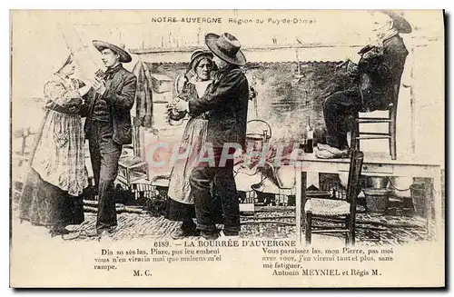 Cartes postales Folklore NOTRE AUVRGNE Region du Puy-de-D�me