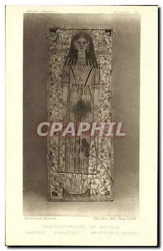 Cartes postales Egypte Egypt Sarcophagus of Sother
