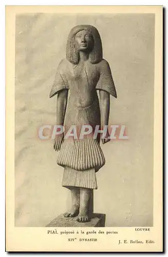 Ansichtskarte AK Egypte Egypt PIAI.pr�pos� � la garde des portes XIVe DYNASTIE.