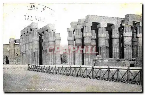 Cartes postales Egypte Egypt Louxor The colonnades