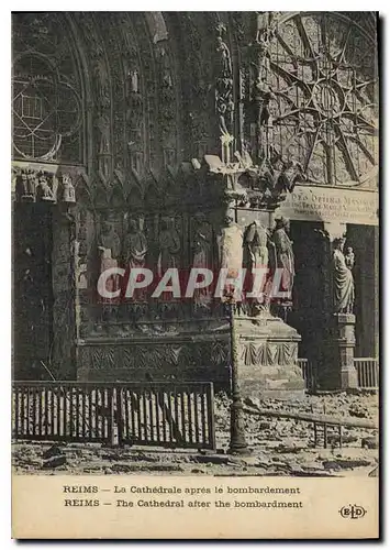 Ansichtskarte AK Militaria La Cath�drale apr�s le bombardement