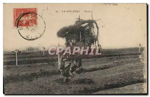 Cartes postales Militaria VARSINCOURT - Tombes