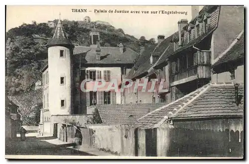 Cartes postales THANN - Palais de Justice avec vue sur l'Engelsbourg