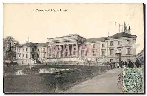 Cartes postales Tours.- Palais de Justice
