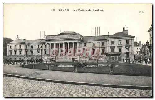 Cartes postales TOURS - Le Palais de Justice