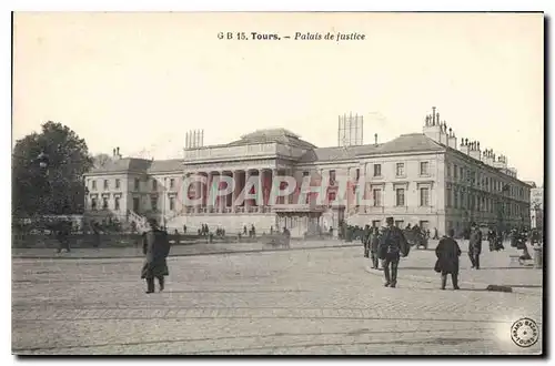 Cartes postales Tours.- Palais de Justice