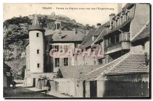 Cartes postales THANN - Palais de Justice avec vue sur l'Engelsbourg