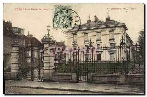 Cartes postales TROYES - Palais de Justice