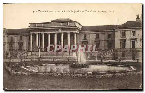 Cartes postales Tours.- Le Palais de Justice