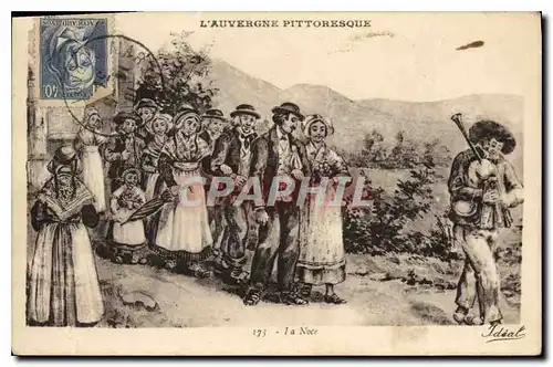 Cartes postales Folklore L'AUVERGNE PITTORESQUE