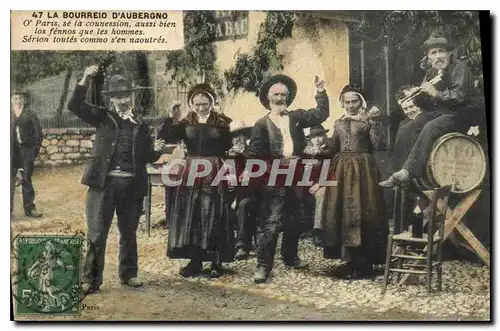 Cartes postales Folklore Le bourree