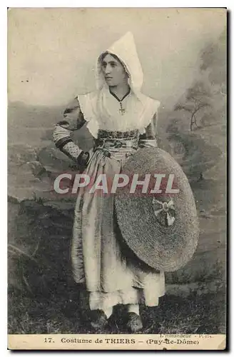 Ansichtskarte AK Folklore Costume de THIERS - (Puy-de-D�me)