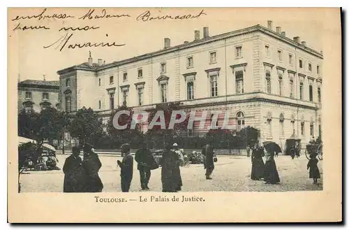 Ansichtskarte AK TOULOUSE.- Le Palais de Justice